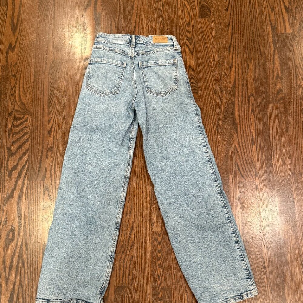 Abercrombie Kids High Rise Wide Leg Jeans Size 13/14 Blue - Picture 8 of 9